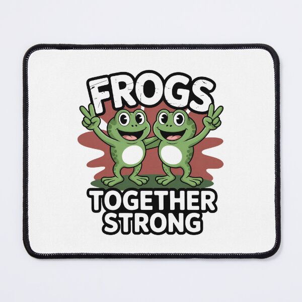 Item preview, Funny Frogs Together Strong designed and sold by KrisGraphic45.