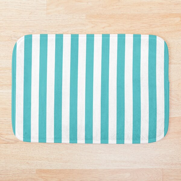 Item preview, Striped White And Aqua Pattern designed and sold by pattern-archive.