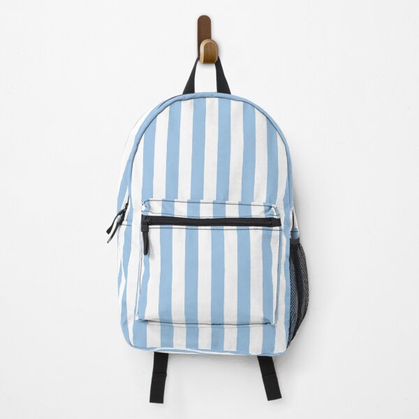 Item preview, Striped White And Baby Blue Pattern designed and sold by pattern-archive.