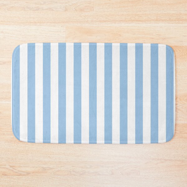 Item preview, Striped White And Baby Blue Pattern designed and sold by pattern-archive.