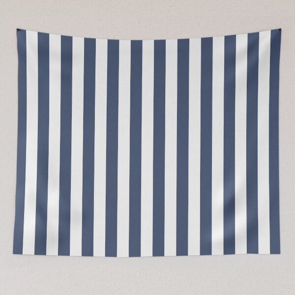 Item preview, Striped White And Blue Pattern designed and sold by pattern-archive.