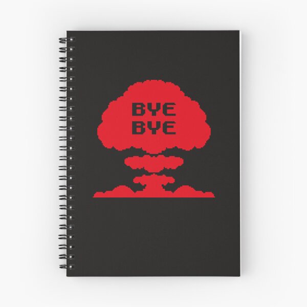 Item preview, Mushroom Cloud (red, pixellated) designed and sold by obinmoon.