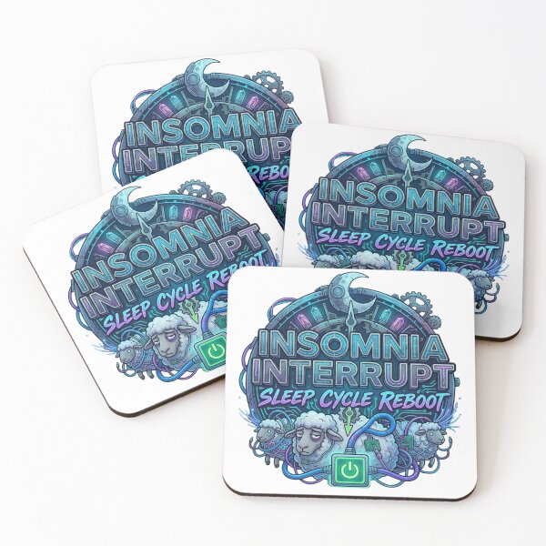 Item preview, Insomnia Interrupt: Sleep Cycle Reboot – Cybernetic Sheep Design designed and sold by RDproject.