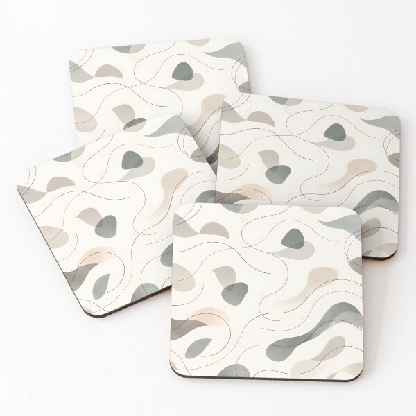 Item preview, Scandinavian Minimalist Line Pattern – Neutral Abstract Organic Design designed and sold by Lumora Realm.