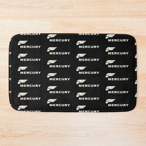 Item preview, Flathead Ford V8 Mercury emblem - old white print designed and sold by retropetrol.