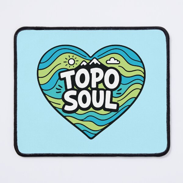 Item preview, Topo Soul Mountain Heart designed and sold by SnappyPNG.