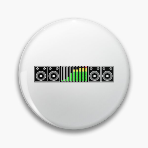 Item preview, Retro DJ Equalizer Pixel Music Audio designed and sold by Oniyasha.