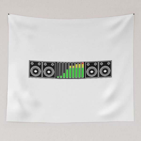 Item preview, Retro DJ Equalizer Pixel Music Audio designed and sold by Oniyasha.