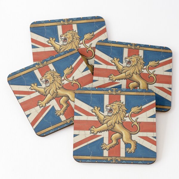 Item preview, Union Jack and British Lion designed and sold by Kirrindy Designs.