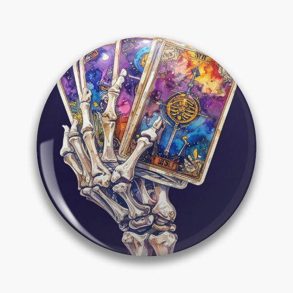 Item preview, The Secret of the Tarot Cards, Skeleton Hand designed and sold by LiskoDesign.