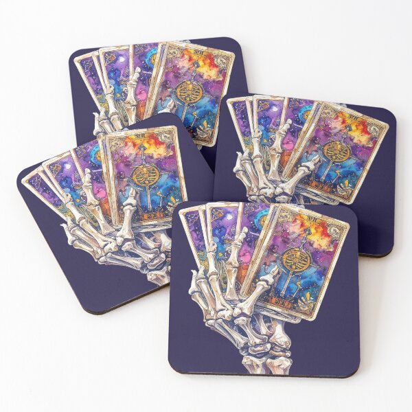 Item preview, The Secret of the Tarot Cards, Skeleton Hand designed and sold by LiskoDesign.