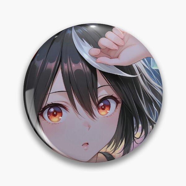 Item preview, Kitasan Black Uma Musume Neon Closeup Wide Eyes designed and sold by earlobejerk.