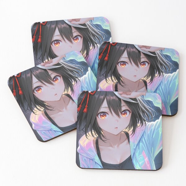 Item preview, Kitasan Black Uma Musume Neon Closeup Wide Eyes designed and sold by earlobejerk.