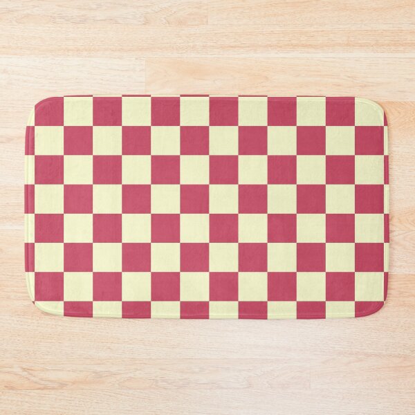 Item preview, Yellow  pink Fun Chic  Retro colorful checkered pattern  designed and sold by Creations by lyne.