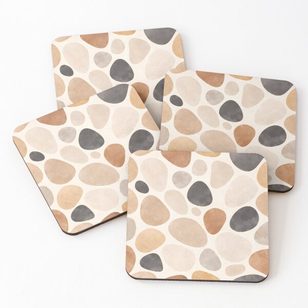 Item preview, Large Terrazzo Stone Seamless Pattern – Neutral Modern Abstract Design designed and sold by Lumora Realm.