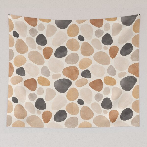 Item preview, Large Terrazzo Stone Seamless Pattern – Neutral Modern Abstract Design designed and sold by Lumora Realm.