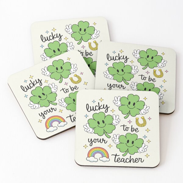 Item preview, Funny St Patrick's Day Teacher, Lucky To Be Your Teacher, Cute Irish Teacher, Green Shamrock Teaching, St. Paddy’s Day designed and sold by RamblingerArt.