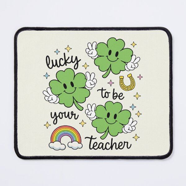 Item preview, Funny St Patrick's Day Teacher, Lucky To Be Your Teacher, Cute Irish Teacher, Green Shamrock Teaching, St. Paddy’s Day designed and sold by RamblingerArt.