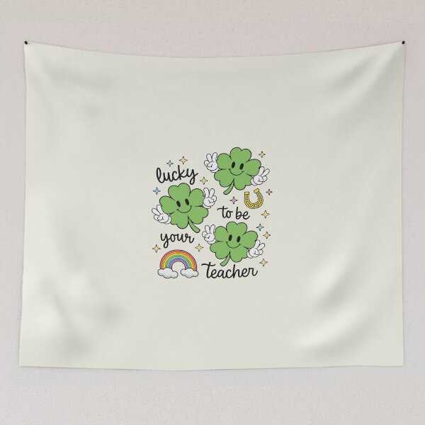Item preview, Funny St Patrick's Day Teacher, Lucky To Be Your Teacher, Cute Irish Teacher, Green Shamrock Teaching, St. Paddy’s Day designed and sold by RamblingerArt.
