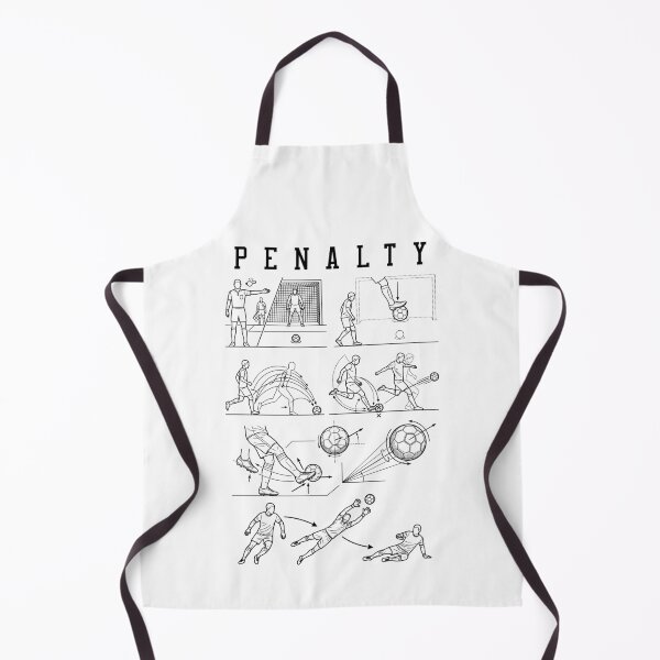 Item preview, Soccer Player Penalty Kick Funny Football Goal Diagram designed and sold by GrandeDuc.