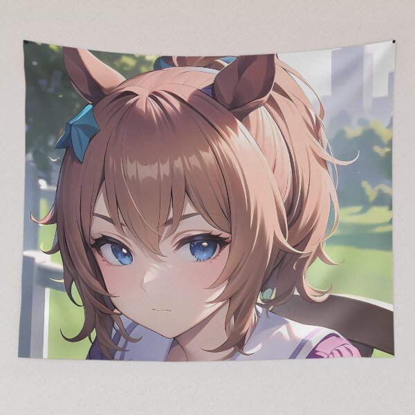 Item preview, Taiki Shuttle Uma Musume Pretty Derby Sunlit School Portrait designed and sold by earlobejerk.
