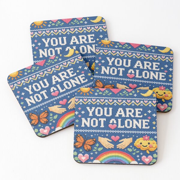 Item preview, You are not alone: Aesthetic mindfulness knitwear design designed and sold by Mauswohn.