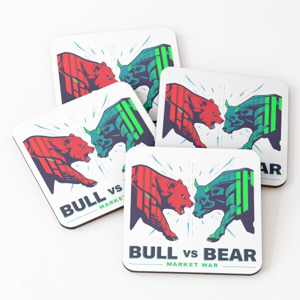 Item preview, Bull vs Bear Market War Trading Shirt  designed and sold by KapiPrint.