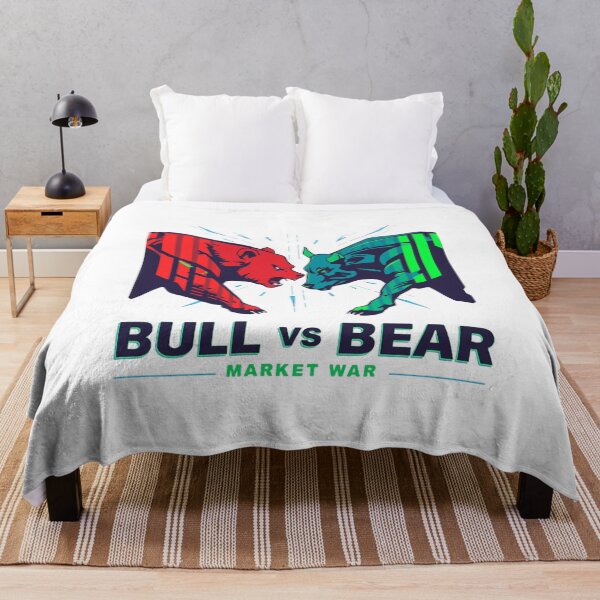 Item preview, Bull vs Bear Market War Trading Shirt  designed and sold by KapiPrint.