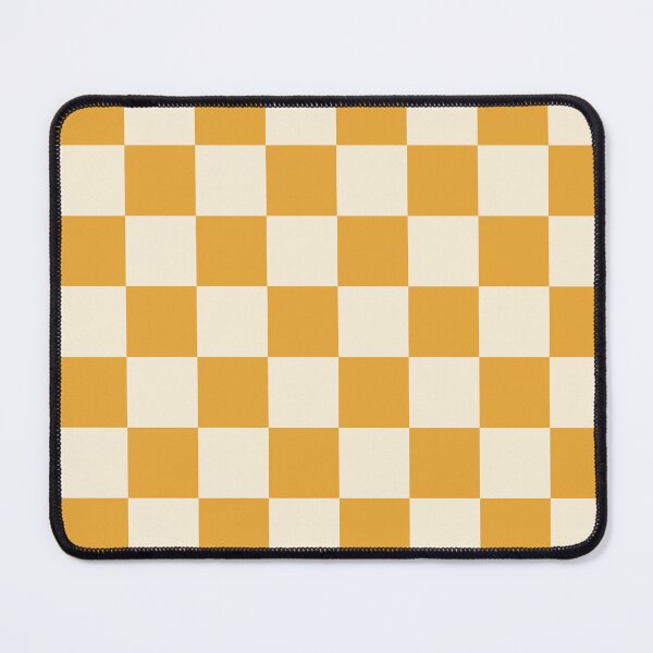 Item preview, Groovy orange Fun Chic  Retro colorful checkered pattern  designed and sold by Creations by lyne.