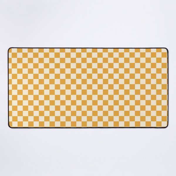Item preview, Groovy orange Fun Chic  Retro colorful checkered pattern  designed and sold by Creations by lyne.