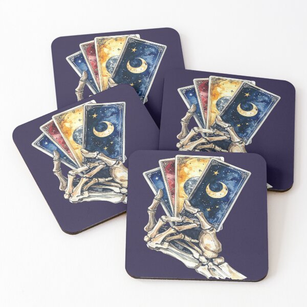 Item preview, Cosmic Tarot Cards, Skeleton Hand designed and sold by LiskoDesign.