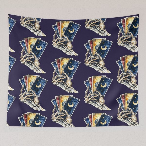 Item preview, Cosmic Tarot Cards, Skeleton Hand designed and sold by LiskoDesign.