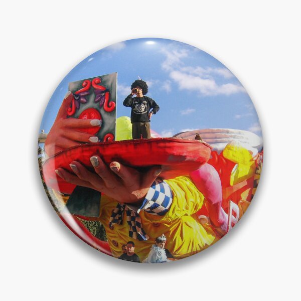 Item preview, Colorful Carnival Parade Float With Giant Puppet Hand and Crowds at Outdoor Festival Celebration designed and sold by Nmallia.