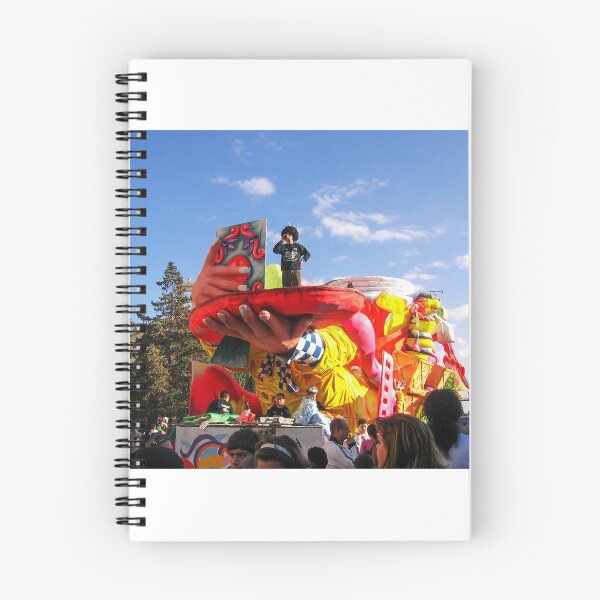 Item preview, Colorful Carnival Parade Float With Giant Puppet Hand and Crowds at Outdoor Festival Celebration designed and sold by Nmallia.