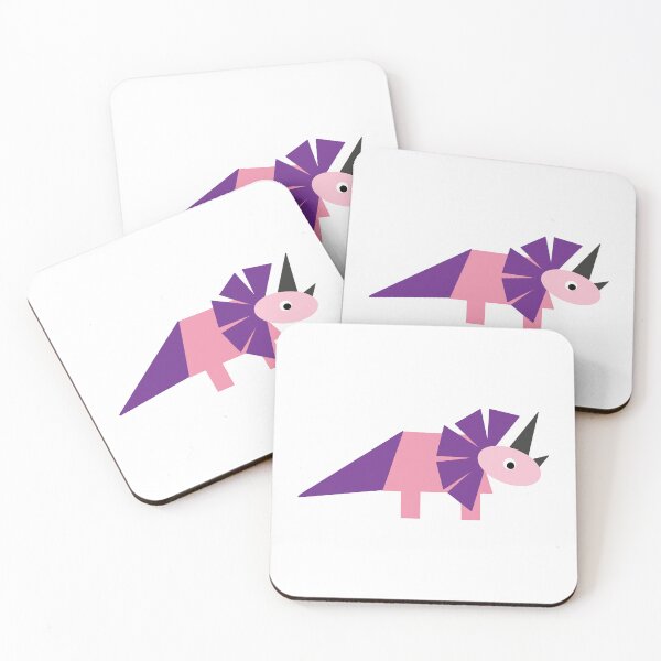 Artikelvorschau, Geometrischer Triceratops-Dinosaurier aus Formen für Kinder entworfen und verkauft von MadeFromShapes.