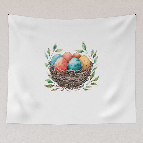 Item preview, Colorful Easter Basket Design 1  designed and sold by GiraffeandStuff.