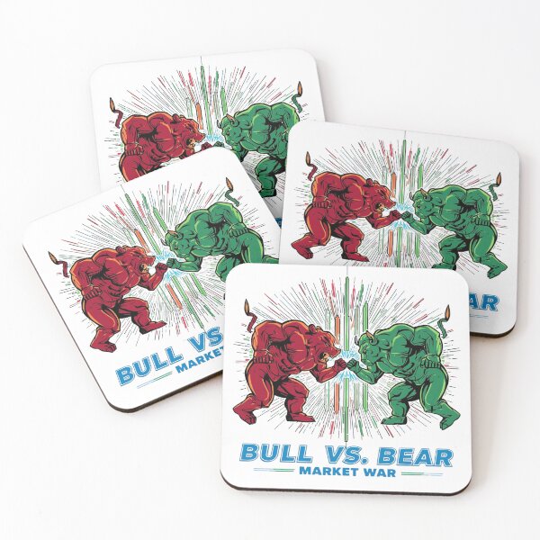 Item preview, Bull vs Bear Market War Trading Shirt  designed and sold by KapiPrint.