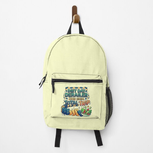Item preview, Diet Day Derailer: One Chip Total Trip – Funny Domino Effect Snack Art designed and sold by RDproject.