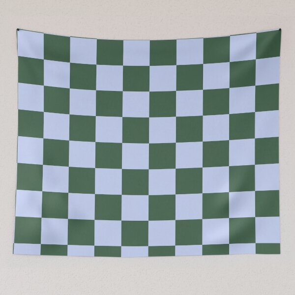 Item preview, Periwinkle Fun Chic  Retro colorful checkered pattern  designed and sold by Creations by lyne.
