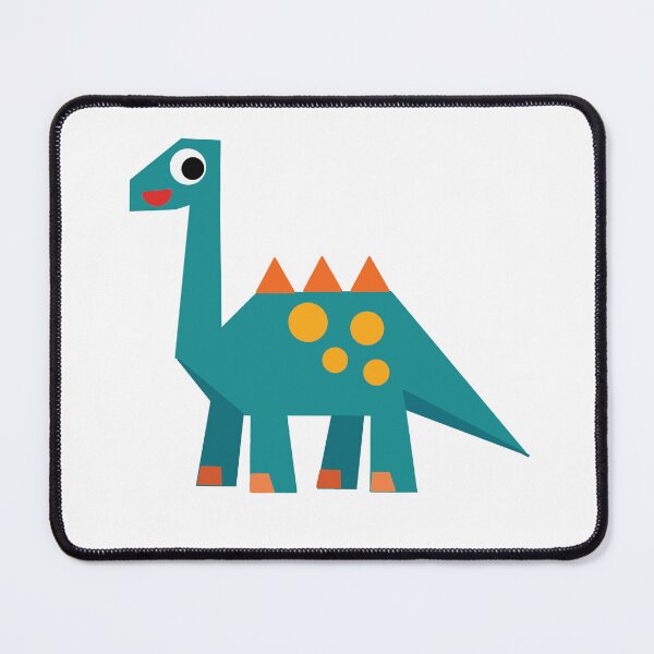 Item preview, Geometric Brachiosaurus Dinosaur Made from Shapes designed and sold by MadeFromShapes.