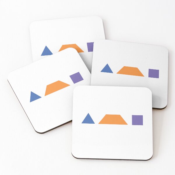 Item preview,  Geometric Shapes Design - Triangle Trapezoid Square  designed and sold by MadeFromShapes.