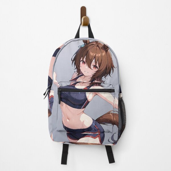 Item preview, Agnes Tachyon Uma Musume Pretty Derby Workout Navy Fitness Cheerful Motion designed and sold by earlobejerk.