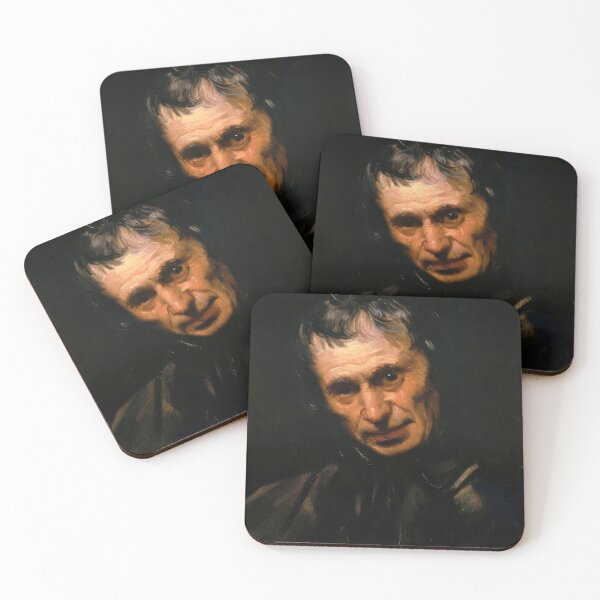 Item preview, Head of a Man Annibale Carracci Baroque Portrait designed and sold by TheSoulOfArt.