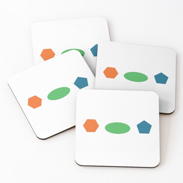 Item preview,  Geometric Shapes Design - Hexagon Oval Pentagon designed and sold by MadeFromShapes.