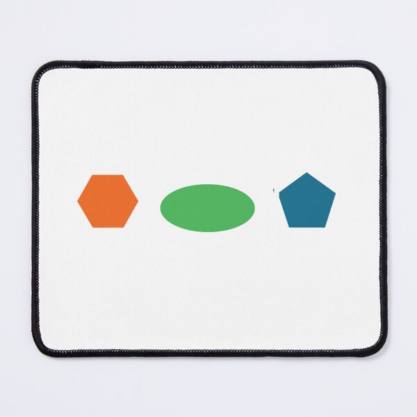 Item preview, Geometric Shapes Design - Hexagon Oval Pentagon designed and sold by MadeFromShapes.
