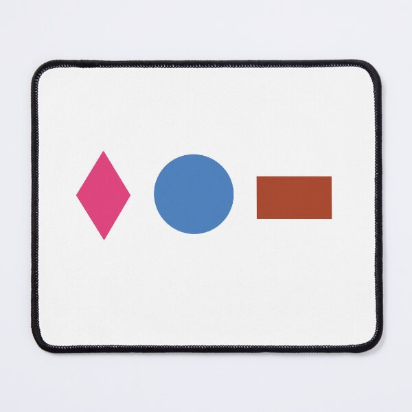 Item preview, Geometric Shapes Design - Rhombus Circle Rectangle designed and sold by MadeFromShapes.