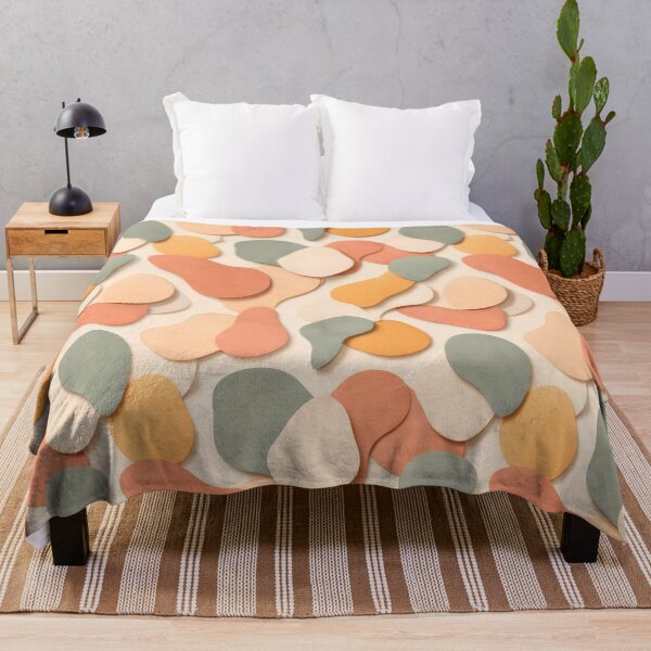 Item preview, Abstract Cut Paper Seamless Pattern – Modern Organic Shapes Design designed and sold by Lumora Realm.