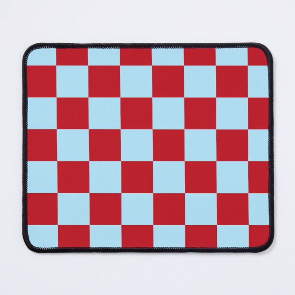 Item preview, Blue checkers Red Fun Chic Retro colorful checkered pattern designed and sold by Creations by lyne.
