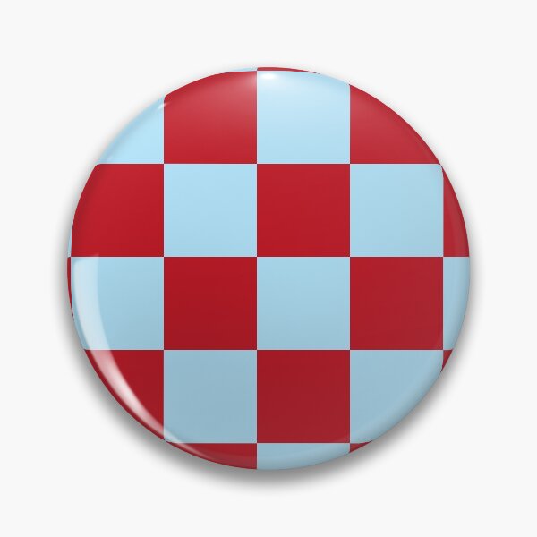 Item preview, Blue checkers Red Fun Chic  Retro colorful checkered pattern  designed and sold by Creations by lyne.