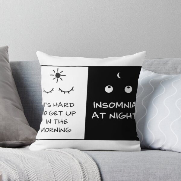 Item preview, Day And Night Sleep Struggle Funny Quote designed and sold by Rolymacater.